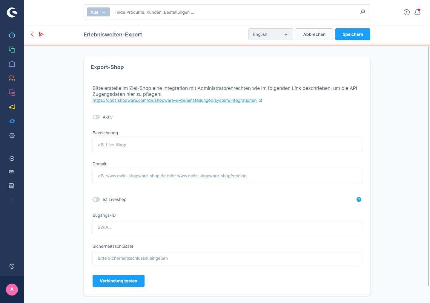 CMS page export and transfer to live shop