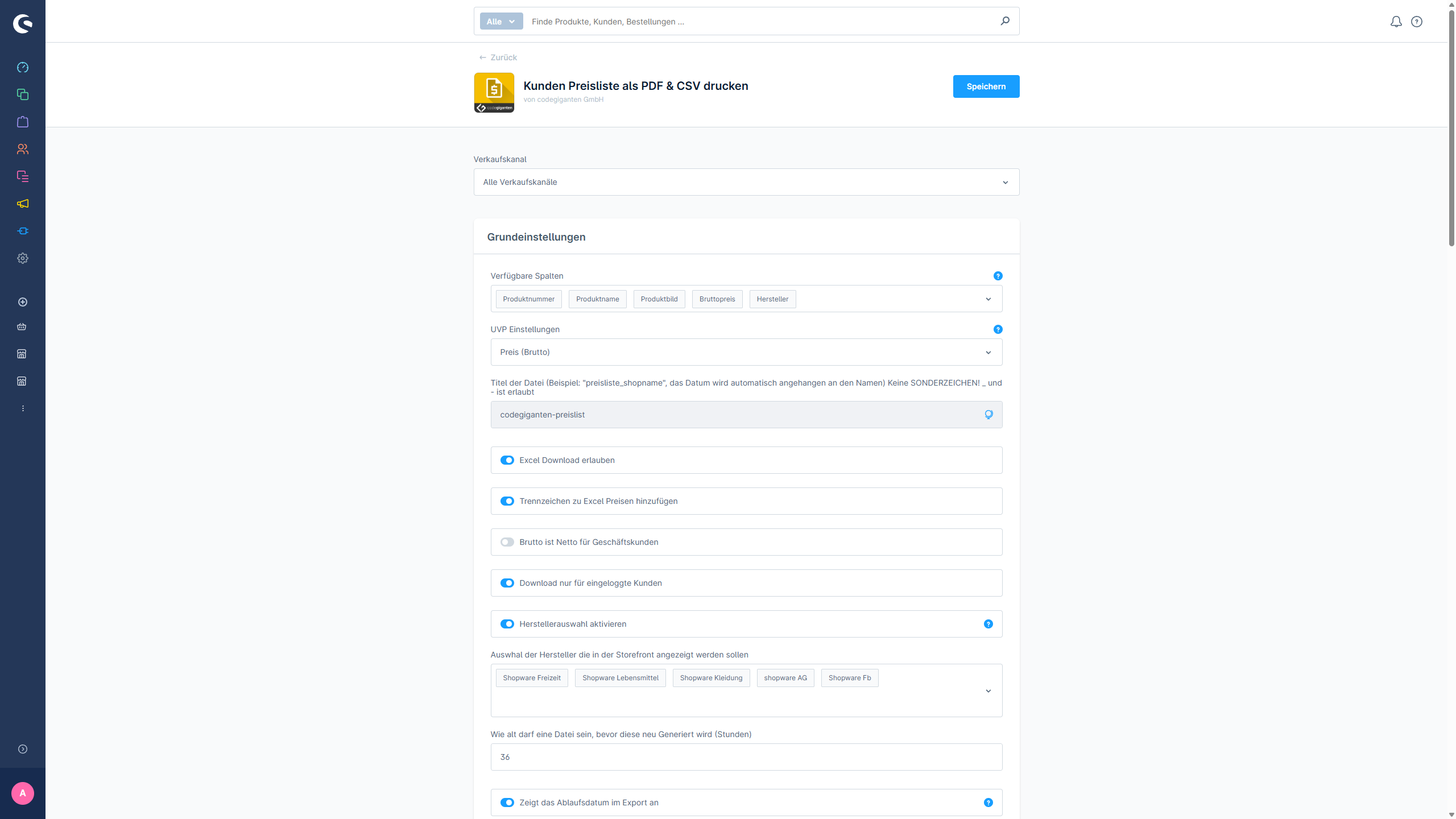 B2B & B2C Price list for customer PDF CSV Catalogue