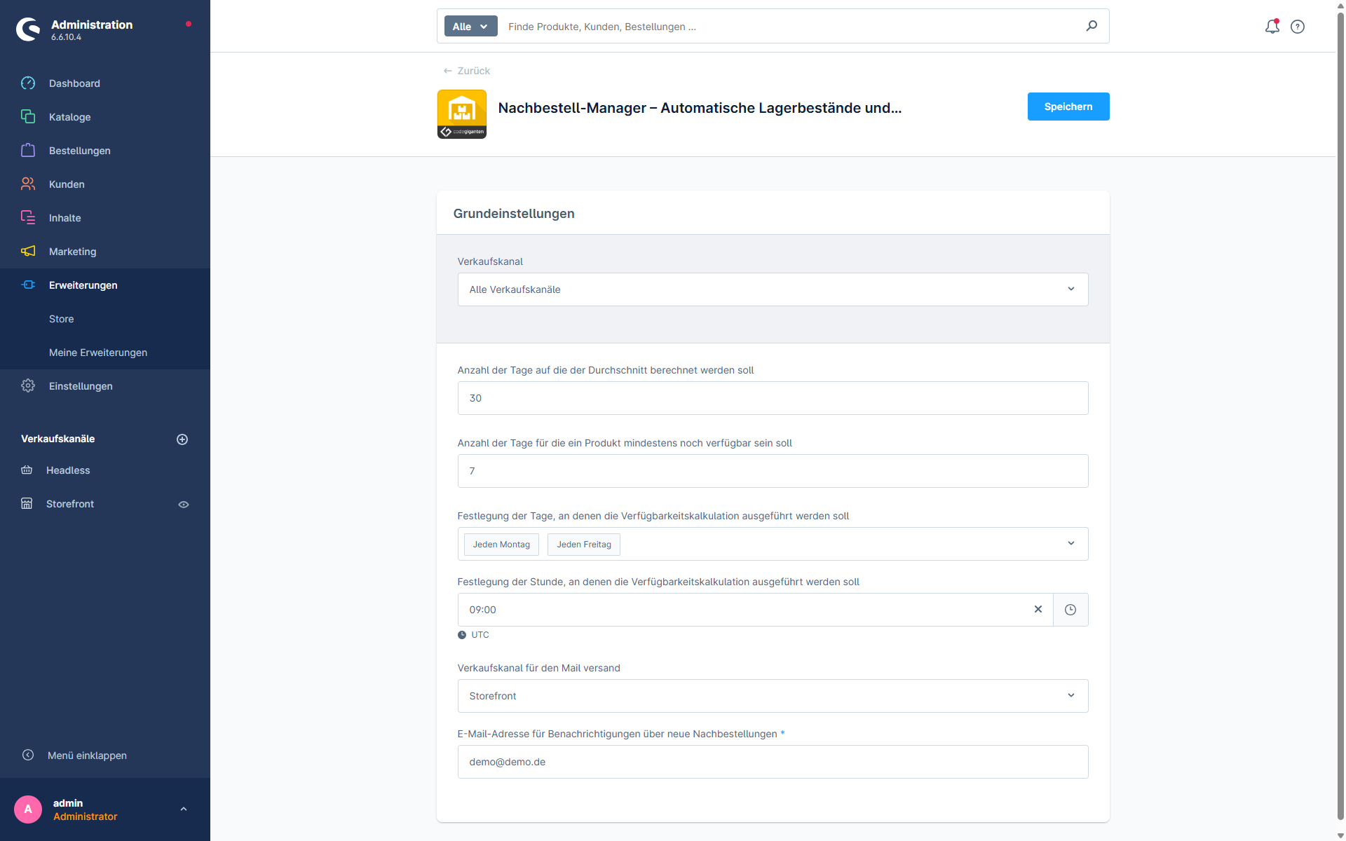 Automatic inventory planning – forecasting, minimum stock levels, reordering
