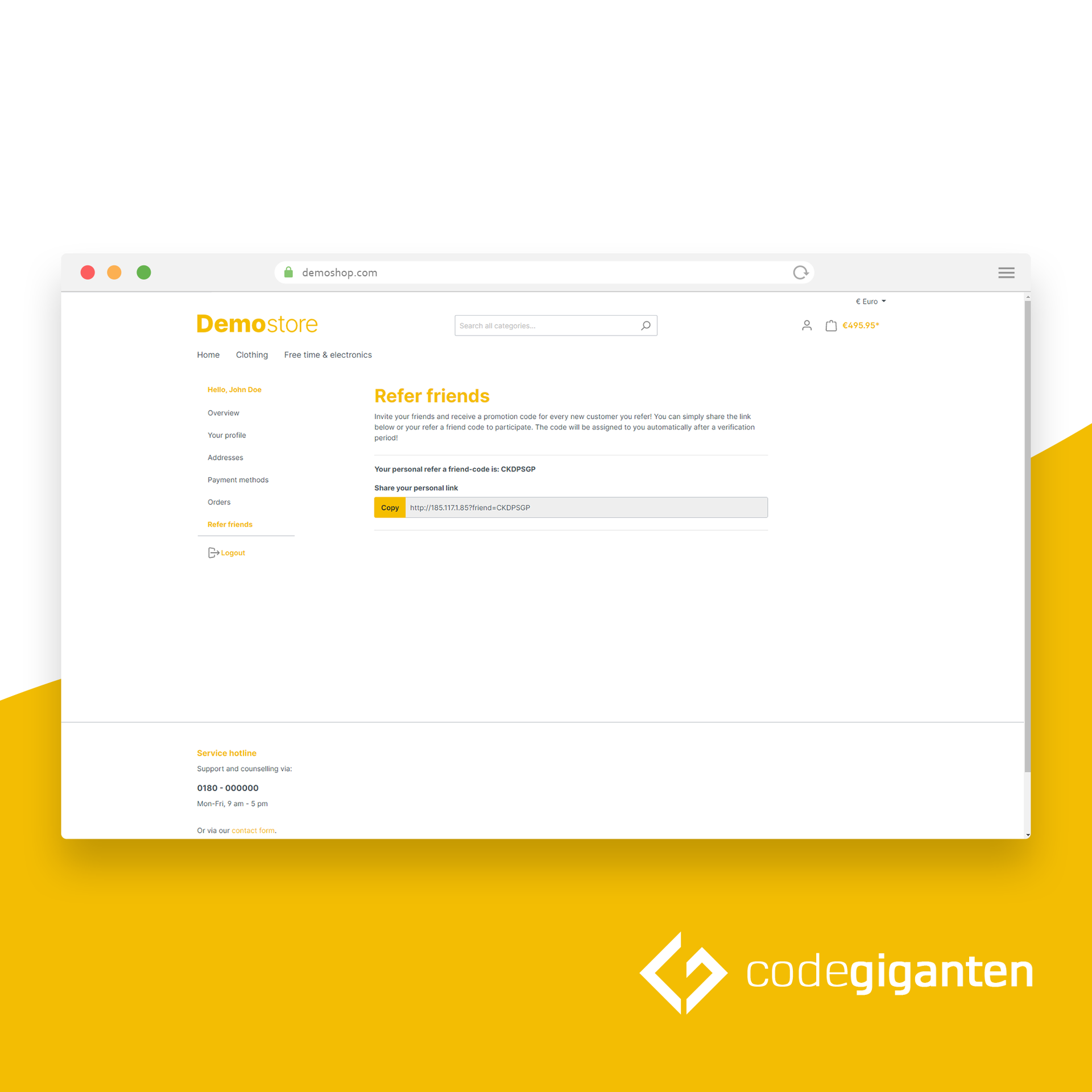 Kunden werben Freunde (Affiliate)