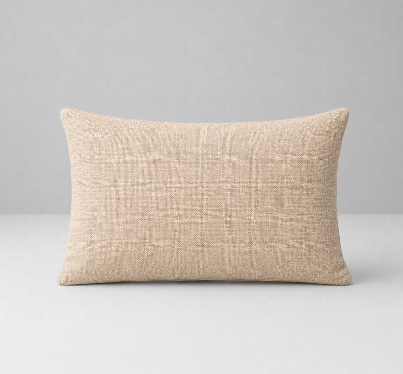 Beige Decorative Cushion in Natural Design