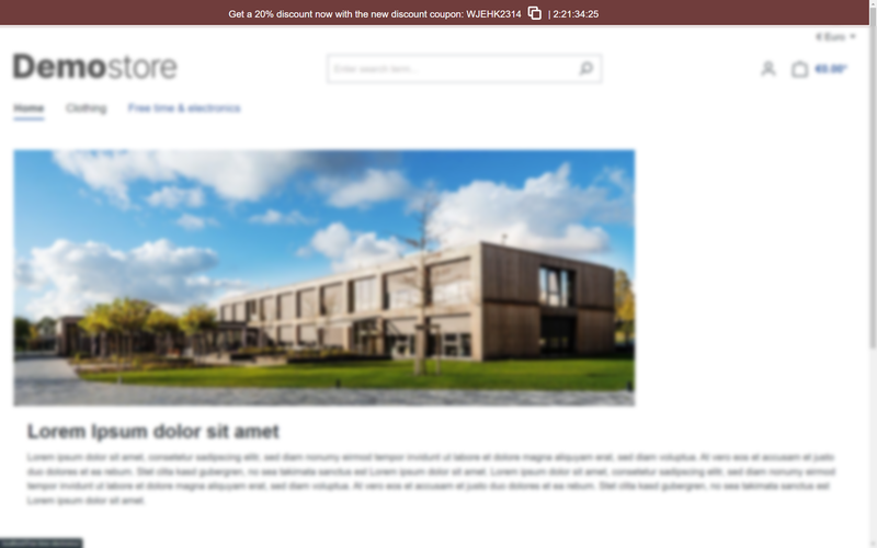 Marketing Aktionen / Sales-Booster mit Banner & Popups & Exit Intent