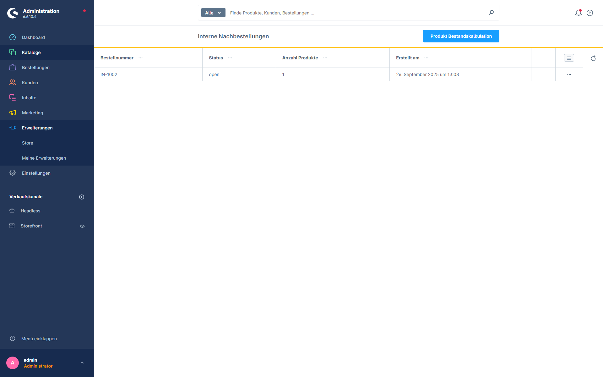 Automatic inventory planning – forecasting, minimum stock levels, reordering