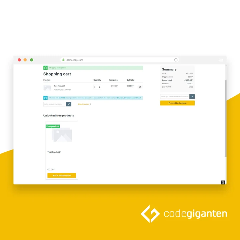 Gratisprodukte / Prämienartikel
