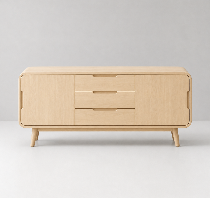 Light Sideboard in Minimalist Design