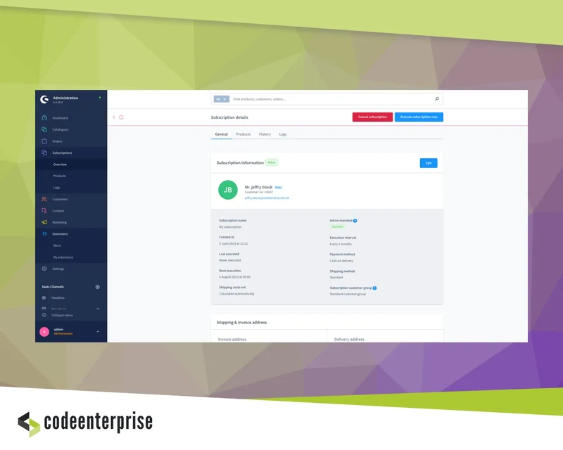 Abo Produkte anbieten über Mollie und Paypal Vaulting