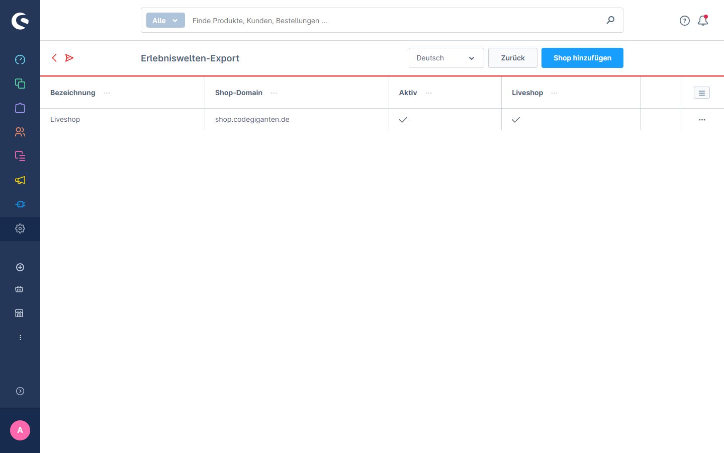 CMS page export and transfer to live shop